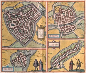 Sneek, Dokkum, Sloten, Ijlst, Niederlande, in 