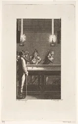 Titelvignette zu Smollett "Peregrine Pickles Abenteuer"