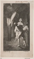 Titelvignette zu Smollett "Peregrine Pickles Tildragelser"