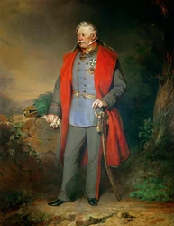 Feldmarschall Josef Graf Radetzky, Oberbefehlshaber während der Feldzüge gegen Italien
