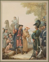 Kosaken und Kalmücken