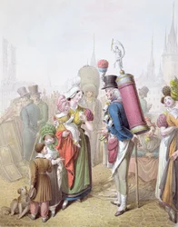 Die Pont Notre-Dame, ca. 1810