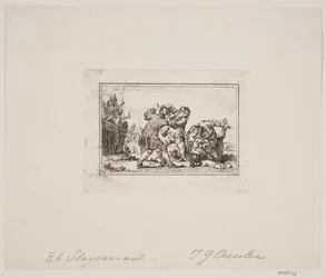 Eine Bauernschlägerei