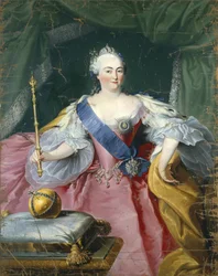 Porträt von Kaiserin Elisabeth 1709-1762, 1750er