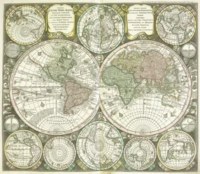 Weltkarte, 1744