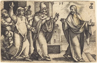 Die Pharisäer wollen Christus steinigen