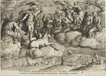 Der Triumph der Ewigkeit, Tafel sechs aus Die Triumphe von Petrarca