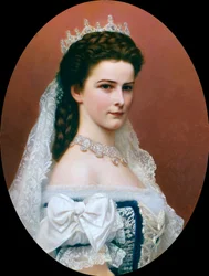 Porträt von Kaiserin Elisabeth von Österreich (Sissi) (1837 - 1898)