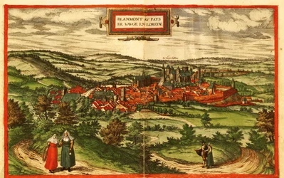 Blamont, Landstadt in Frankreich