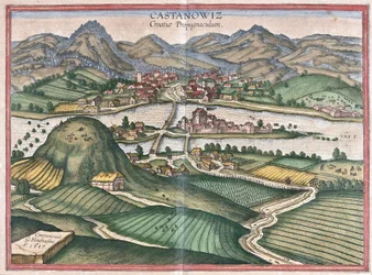 Kostajnica, Kroatien (Gravur)