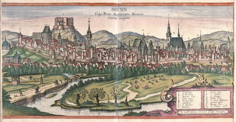 Brünn, Tschechische Republik (Gravur)