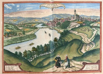 Penig, Sachsen, Deutschland (Gravur)