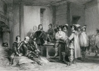 Tod des Earl of Lindsey (Gravur)