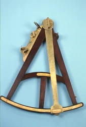 18-Zoll Hadley-Quadrant oder Oktant, um 1760