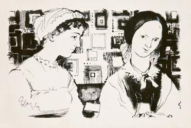 Jane Austen (1775-1817) und Charlotte Bronte (1816-55) - eine imaginäre Begegnung