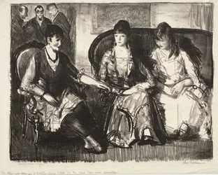Elsie, Emma und Marjorie, erster Stein