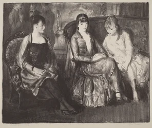 Elsie, Emma und Marjorie, zweiter Stein