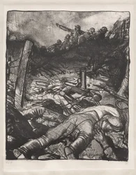 Kriegsserie: Der Angriff, linkes Detail