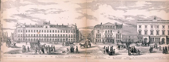 Panorama von London, 1849