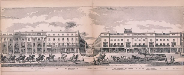 Panorama von London, 1849