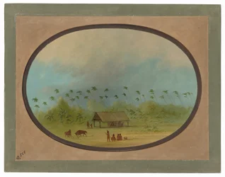 Ein kleines Tobos-Dorf