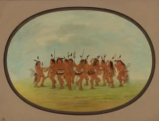 Amüsanter Tanz - Sioux, 1861-1869