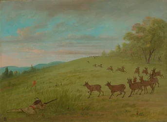 Antilopenjagd - Assinneboine, 1861-1869