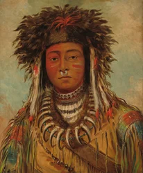 Ojibbeway-Häuptling, 1843