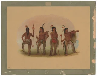 Vier Navaho-Krieger