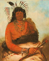 Háh-nee, Der Biber, ein Krieger, 1834