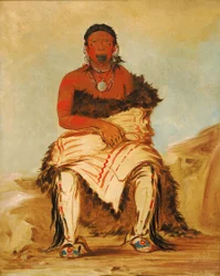Lá-shah-le-stáw-hix, Man Chief, ein republikanischer Pawnee, 1832