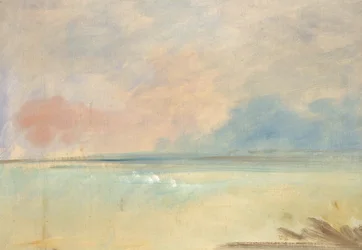 Landschaftshintergrund, 1846-1848