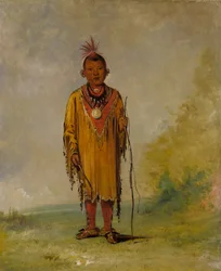 Me-sóu-wahk, Hirschhaar, Lieblingssohn von Kee-o-kúk, 1835