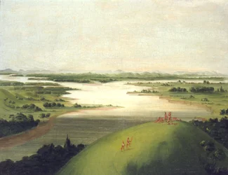Mündung des Platte River, 900 Meilen oberhalb von St. Louis