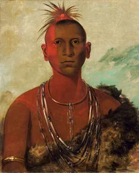 Náh-se-ús-kuk, Whirling Thunder, ältester Sohn von Black Hawk
