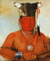 Sháw-da-mon-née, Da geht er, ein Tapferer, 1832
