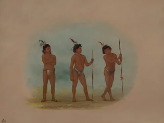 Drei Auca-Kinder, 1854-1869