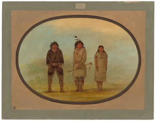 Drei Selish-Indianer