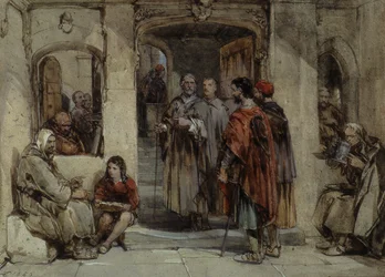 Eine Szene aus dem Klosterleben (1850)