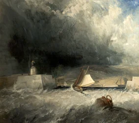 Whitby Hafen, North Yorkshire, 1836