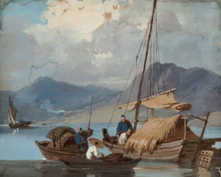 Tanka-Boot vor Macao