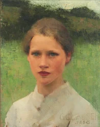 Ein Dorfmädchen