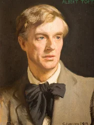 Porträt von Albert Toft 1862-1949, 1913