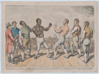 Die Schlacht zwischen Cribb und Molineaux, 28. September 1811