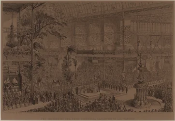 Die Eröffnung der Großen Industrieausstellung aller Nationen, 1. Mai
