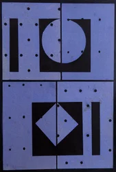 Collage, Blauer Mercato, 2004