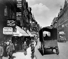 The Strand Blick nach Osten, Westminster, London, ca. 1910er