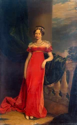 Porträt der Großherzogin Maria Pawlowna von Russland, 1786-1859, 1822