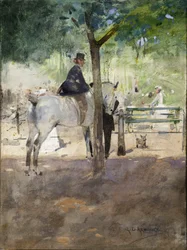 In der Reihe, ca. 1890
