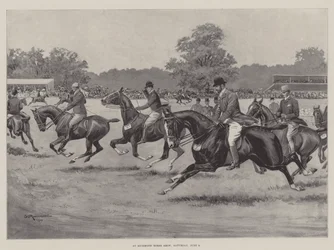 Auf der Richmond Pferdeschau, Samstag, 9. Juni